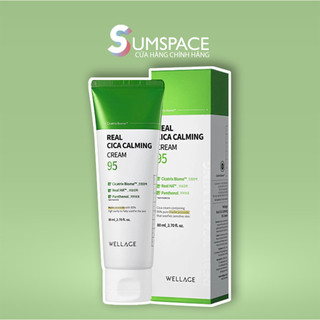 Kem dưỡng wellage real cica calming cream 95 hỗ trợ dưỡng & dịu da - 80ml