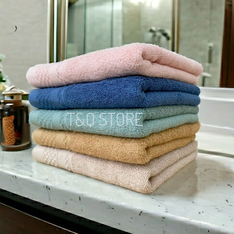 Khăn tắm gội cotton 80x36cm thấm hút tốt an toàn cho da nhạy cảm
