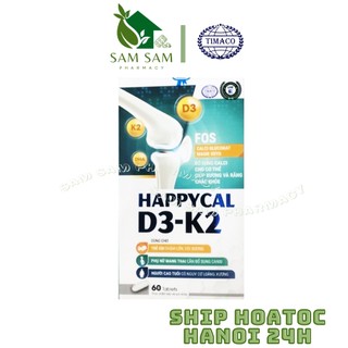 HappyCal D3-K2 - Calci cho mẹ bầu - Hộp 60 viên