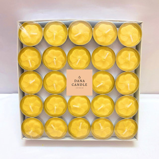 Nến Tealight Hoa mai - Dana Candle - Hộp 100 viên