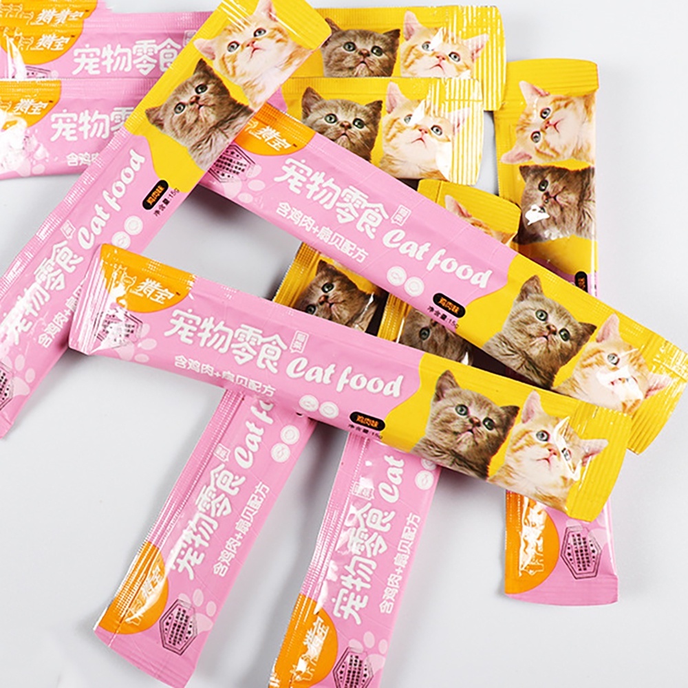Đồ ăn vặt Giá rẻ cho thú cưng - Soup thưởng treat snack cho mèo vị thịt gà Liebao creamy 15gr chicken flavor