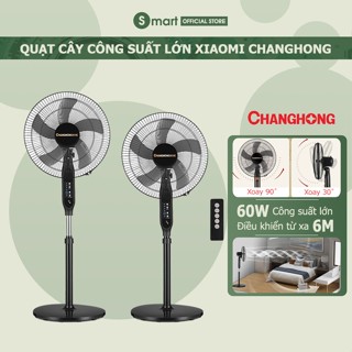 Quạt cây đứng, quạt điện Xiaomi QCOOKER  5 Cánh CÔNG SUẤT LỚN SIÊU MÁT, điều khiển từ xa HẸN GIỜ TỚI 9H - BH 12M