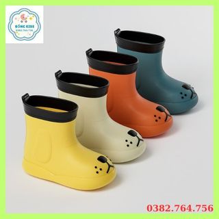 Ủng đi mưa cho bé, chính hãng CHEERFUL MARIO chống trượt chống thấm nước họa tiết hoạt hình dễ thương dành cho bé