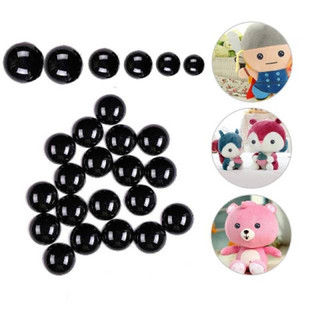 Mắt thú móc len dán size 3mm-14mm, mắt gấu bông, phụ kiện handmade len milk HODUSHOP