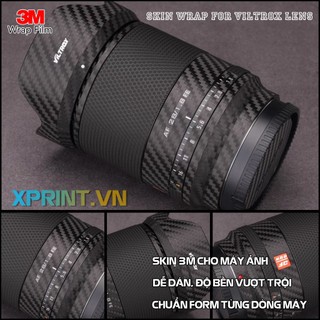Miếng dán lens viltrox, skin 3m cao cấp cho lens viltrox 16, 24, 27, 50, 56 for sony, fujifilm