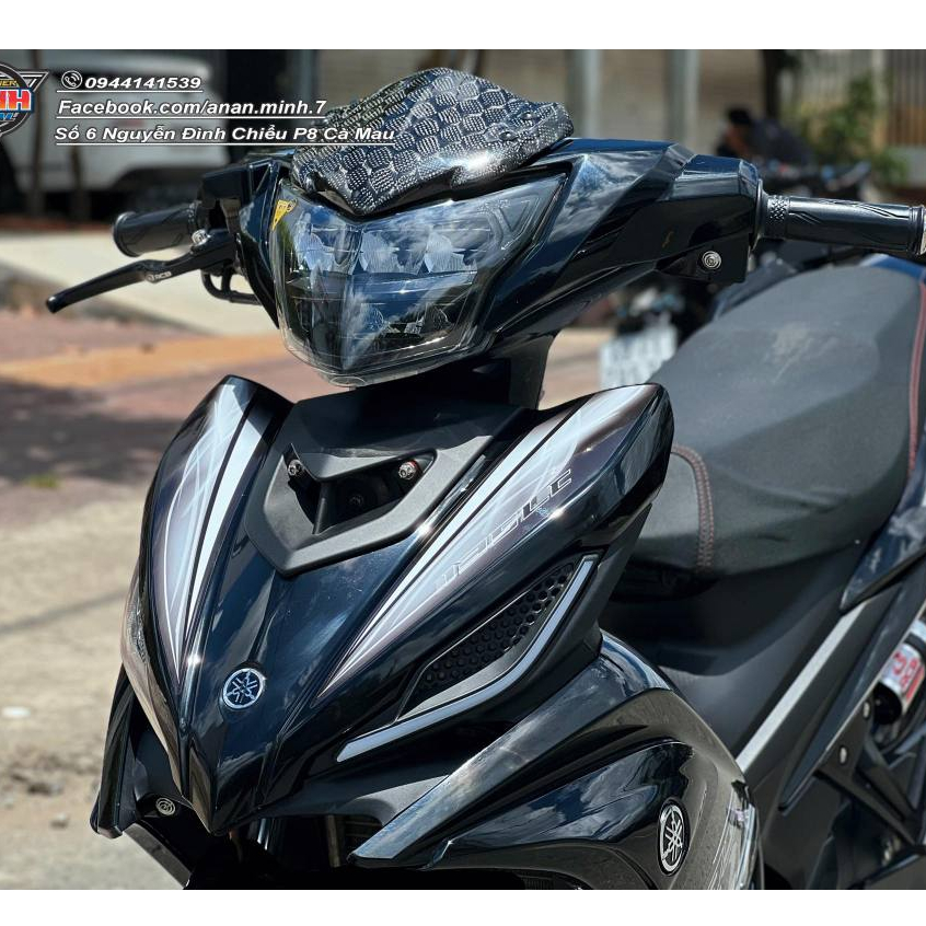 TEM EXCITER 135 MX KING - TEM EX 135 FULL ĐEN - TEM RỜI CHUẨN KHUNG XE CAO CẤP