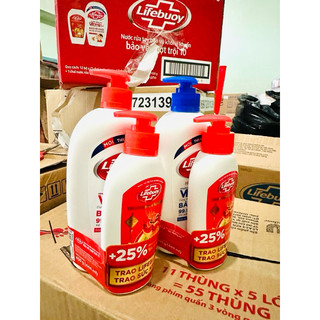 Nước rửa tay Lifebuoy 450ml tặng kèm chai nhỏ