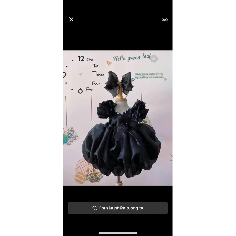 Đầm bé gái ,váy công chúa bí ngô phồng cho bé gái C30