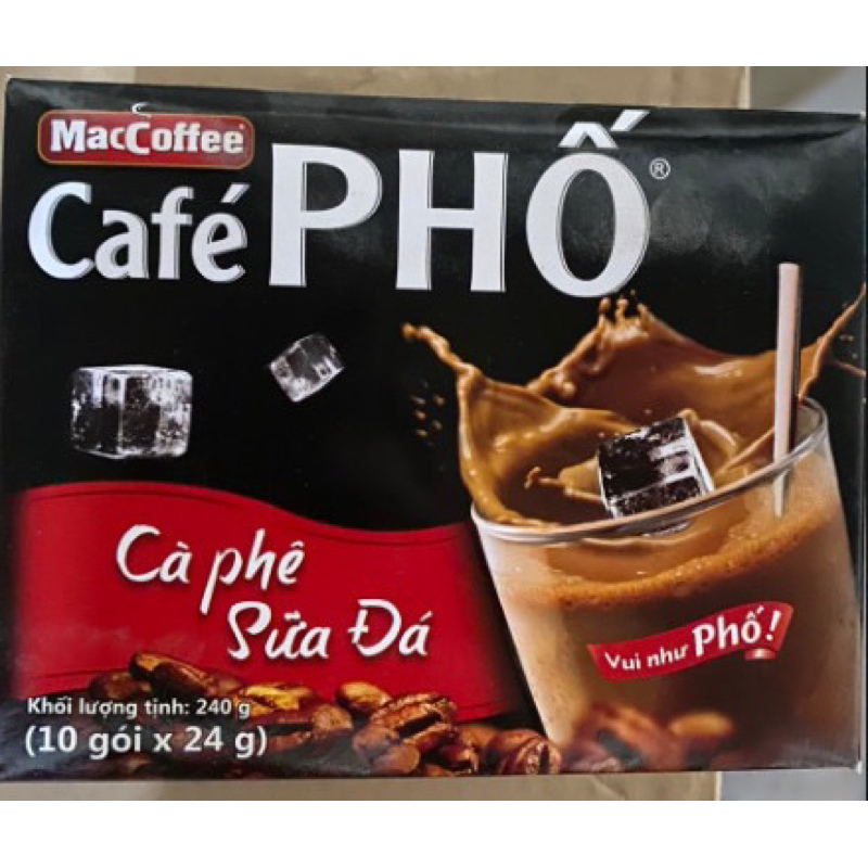Cafe Phố sữa đá hộp 10gói