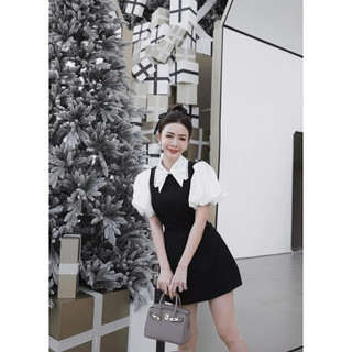 Set Váy Tay Bồng Cổ Đá 𝑨𝑺𝑯𝒀𝑳𝑬𝒀