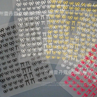 Stick nơ 5d - stick thường hot dán móng dành cho Nail