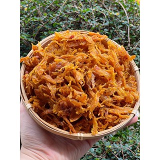  1KG Mực khô xé tẩm gia vị  khô mực mực xé tẩm gia vị sa tế loại 1 Nha Trang thơm ngon đặc sản đồ ăn vặt 