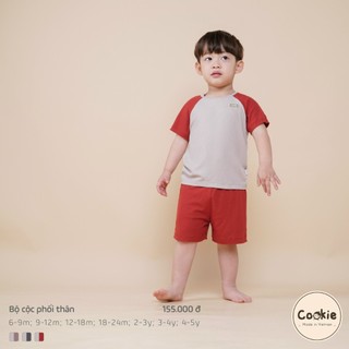 Cookie - Bộ cộc tay phối thân CK3255