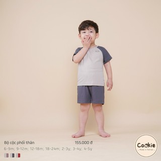 Cookie - Bộ cộc tay phối thân CK3255