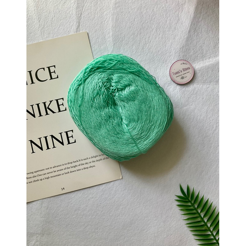 Yarn - Sợi Lụa 100% Silk Thái | Sợi xe tròn - Cỡ sợi 0.6mm ~ 0,8mm | Sợi hè bóng, mền, đẹp | Terri Store