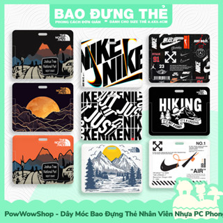 [Sẵn VN - Hỏa Tốc] Dây Đeo Thẻ / Bao Thẻ Nhân Viên Ngang Nhựa ABS Phong Cách Thể Thao Famous Brand Năng Động