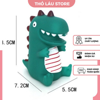 Khủng long xanh trang trí bánh sinh nhật, khủng long trang trí