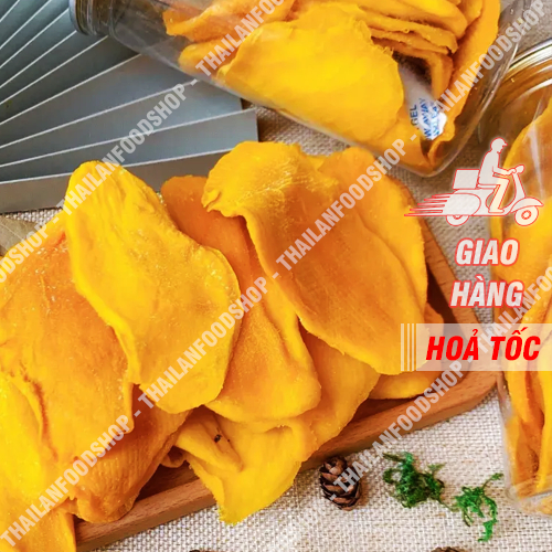 Xoài Sấy Dẻo Lon 500gr