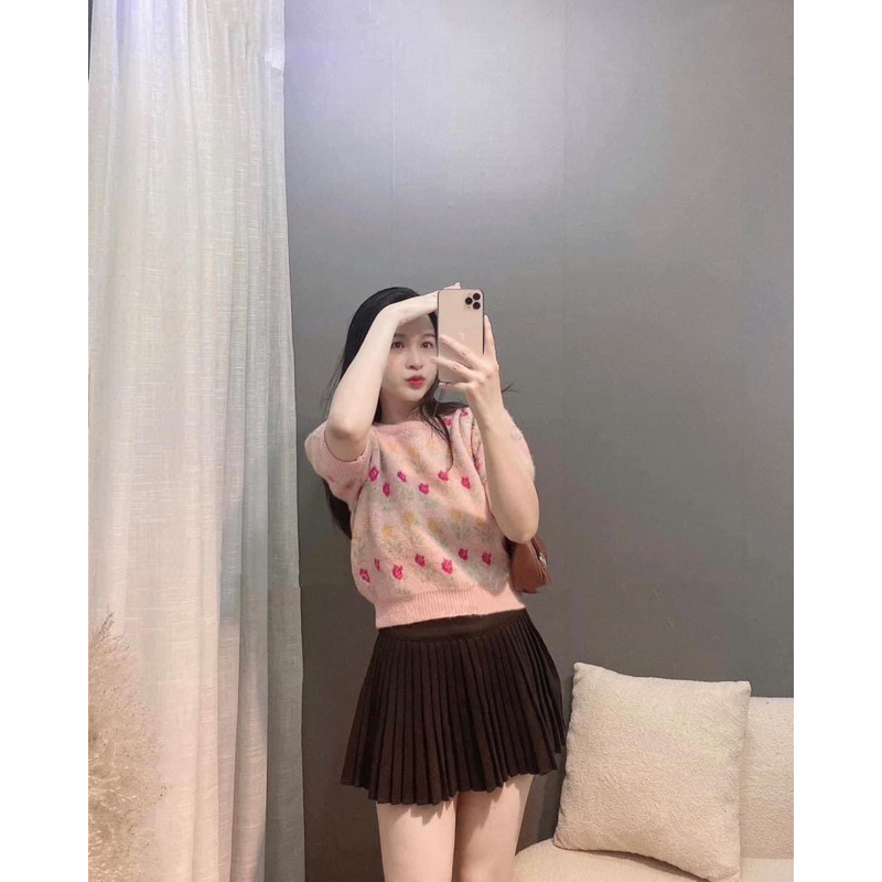 ÁO LEN HOA VINTAGE 2M