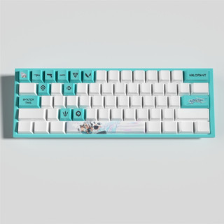 Bộ 14 phím Keycaps Valorant OEM Profile nhựa PBT Doubleshot - Jett