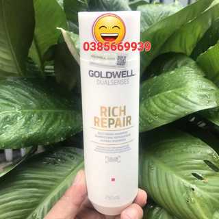 CHAI DẦU GỘI GOLDWELL RICH REPAIR PHỤC HỒI TÓC HƯ TỔN KHÔ XƠ 250ML