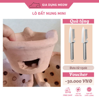 Lò đất nung mini, lò đất đồ chơi cho bé có thể nấu thật