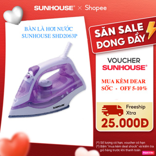 Bàn là hơi nước , bàn ủi sunhouse shd2063p - bảo hành 12 tháng toàn quốc / phân loại :