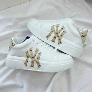 Giày mc queen ny, mlb ny vàng đen tăng chiêu cao 5cm nam nữ siêu hot