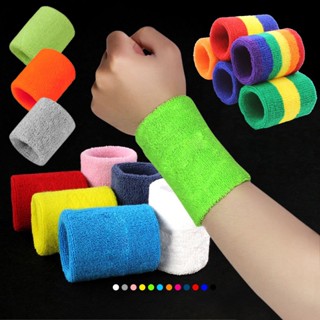 Băng Cổ Tay Thấm Mồ Hôi Thể Thao Chất Liệu Cotton Co Giãn Phù Hợp Chơi Bóng Rổ, Cầu Lông, Tennis, Chạy Bộ,Gym Pickleball
