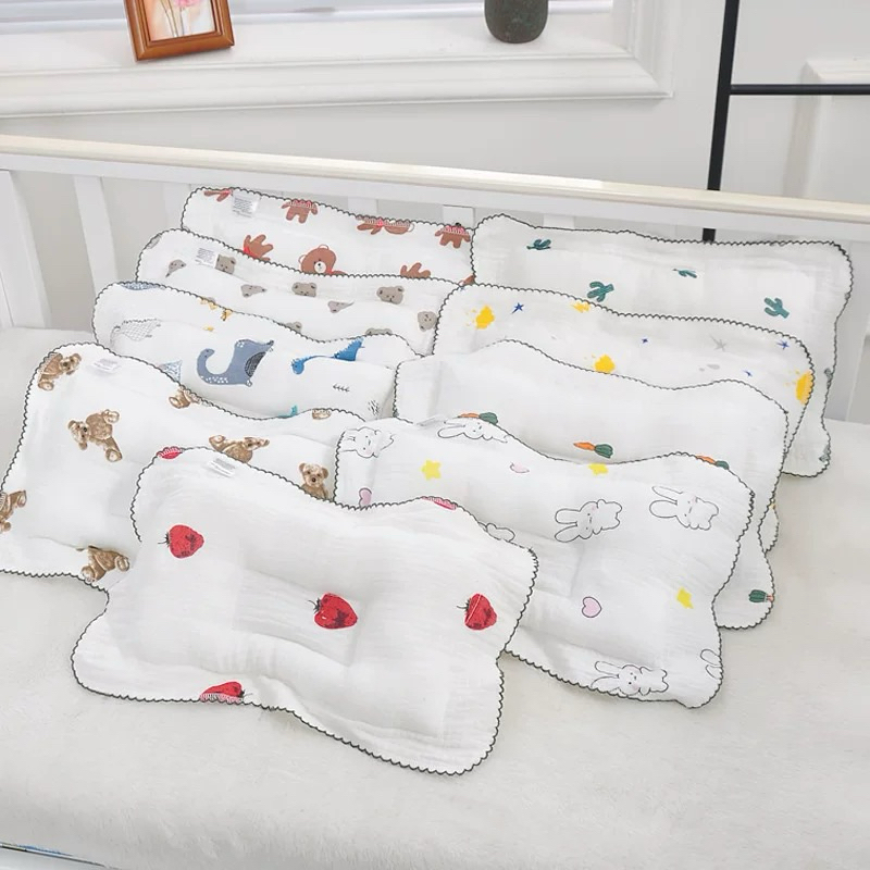 GỐI MUSLIN JASMINE BABY VẢI 100% COTTON CHO BÉ