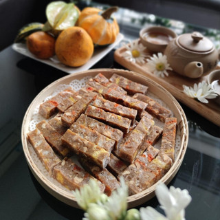  Sản phẩm OCOP Bắc Giang - Chè lam ngũ vị DÀ LIÊN túi zip tiết kiệm chi phí loại 300g và 500g. 