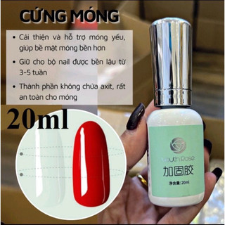Base Top Cứng Móng hoa hồng chai 20ml