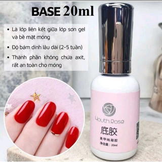 Base Top Cứng Móng hoa hồng chai 20ml