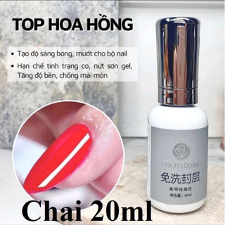 Base Top Cứng Móng hoa hồng chai 20ml