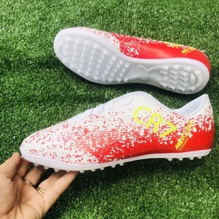 Giày CR7 đá bóng sân cỏ nhân tạo may sẵn đế