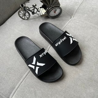 Dép nam nữ quai ngang logo XT YOFEET hai màu cực sang cực chất hot trending ( BM 11)