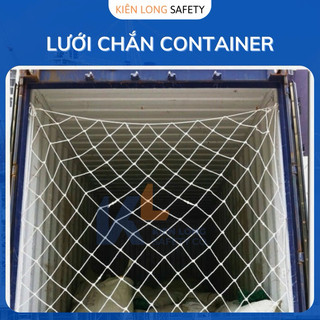 [ Combo 5 tấm ] Lưới chắn container, lưới chắn hàng hóa, lưới chùm hàng chất liệu sợi dù trắng ( 2.4m x 2.6m )