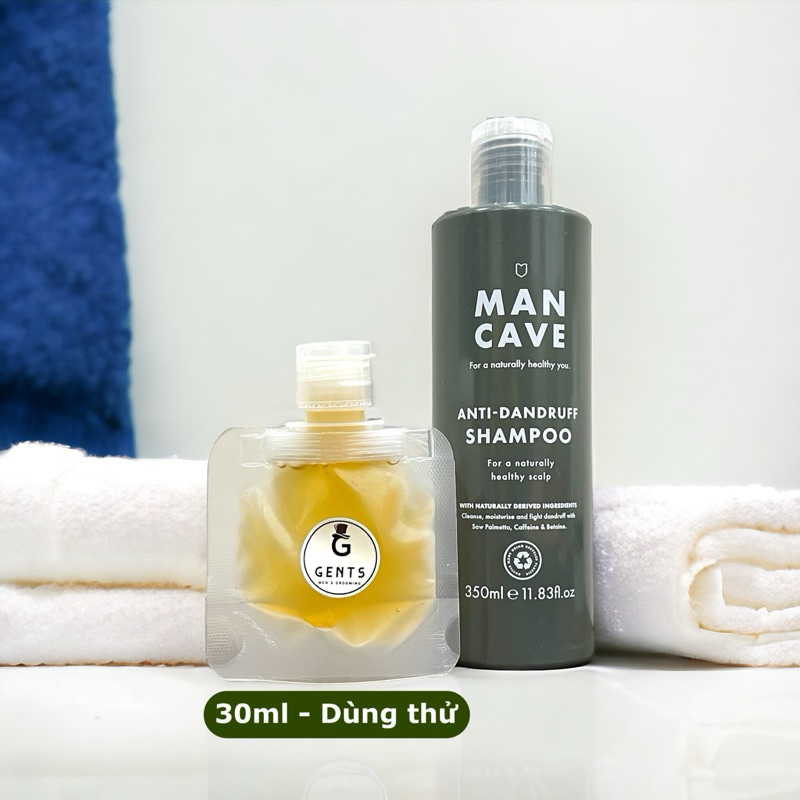 Dầu gội sạch gàu, ngăn rụng tóc cho nam Mancave Anti-Dandruff 30ml