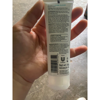 Sữa rửa mặt ponds trắng sáng/đất sét 50g