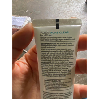 Sữa rửa mặt ponds trắng sáng/đất sét 50g