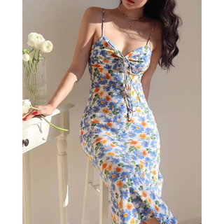 [HÀNG ĐẶT TRƯỚC] Đầm hai dây hoa #384