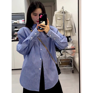 ÁO SƠ MI KẺ CỔ HOA