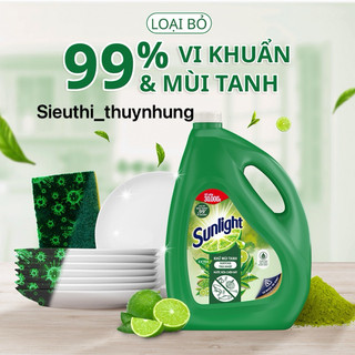 Nước Rửa chén bát Sunlight can 3.6kg