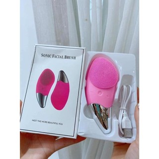 Máy rửa mặt mini cầm tay hình xoài, máy massage 3in1 nâng cơ mặt bằng sóng siêu âm, rửa mặt sạch sâu làn da mịn màng