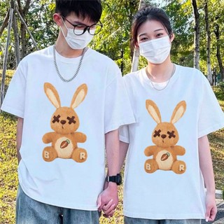 [VẢI COTTON] Áo Thun Thỏ Nâu Nam Nữ Form Rộng In Hình Cute Chất Vải Mềm Mịn Thoáng Mát Local brand