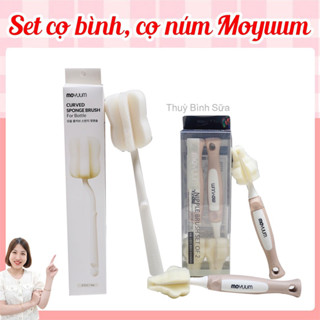 Cọ núm ty, cọ bình sữa mút xốp MOYUUM chính hãng