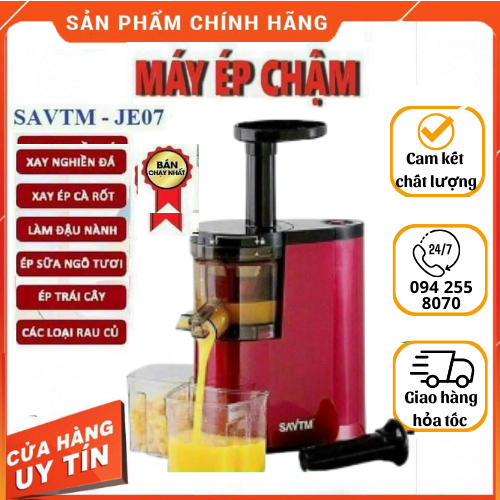 [BẢO HÀNH 6 THÁNG] Máy ép chậm SAVTM JE-07/ Máy ép trái cây HONGXIN RH-311/ (TongkhoHN06)