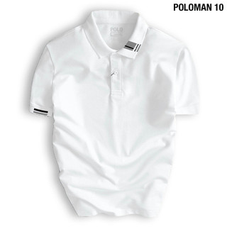 Áo Thun Polo Nam Basic POLOMAN Chất CVC Cao Cấp Thoáng Khí Co Giãn Chuẩn Form