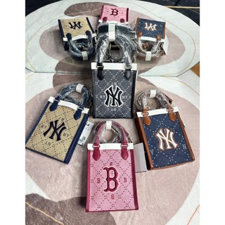 Túi đeo chéo mlb classic monogram jacquard boston red sox bag 7acrmd93n