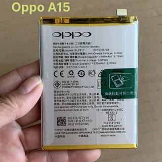 Pin oppo a15 - a15s - a16k dùng chung blp817 zin bóc máy